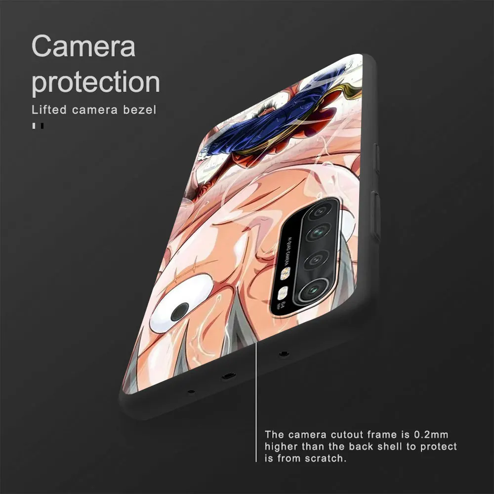 one piece anime case for xiaomi mi poco x3 nfc 10t pro 5g note 10 lite 9t 11 m3 10s cc9 9 black soft phone cover fundas free global shipping