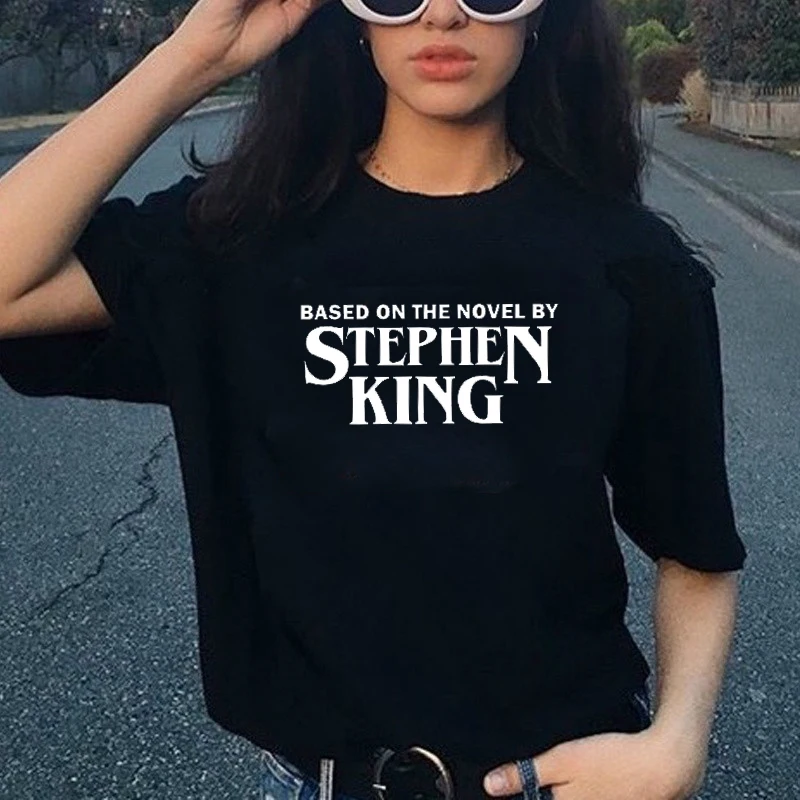 

Based on the Novel by Stephen King T Shirt - Horror Shirt Fashion Halloween Shirt Losers Club Vintage Shirt Horror Fan gift