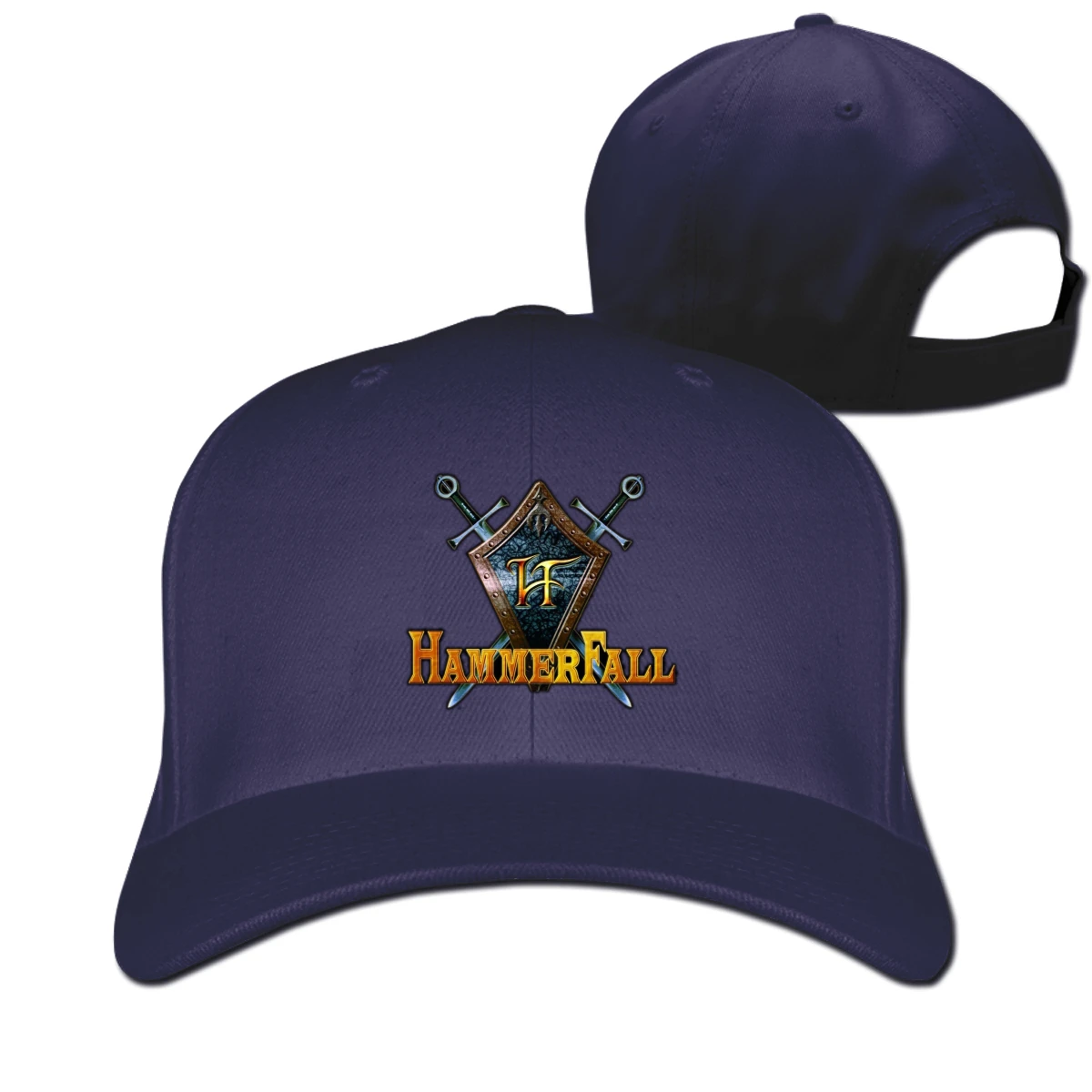 

100% Cotton hub Baseball CapHammerFall Unisex Anime Cap men Women Summer Hats Spoof caps forthe metal band fans