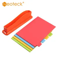Neoteck Chopping Board Set Colour Coded 4 Non Slip Cutting Boards Mats + Stand Vegetables Meat Cheese Double-sided Cutting Board