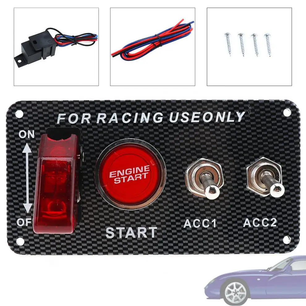 12 5 см автомобильный кодификационный светодиодный кнопочный старт с зажиганием