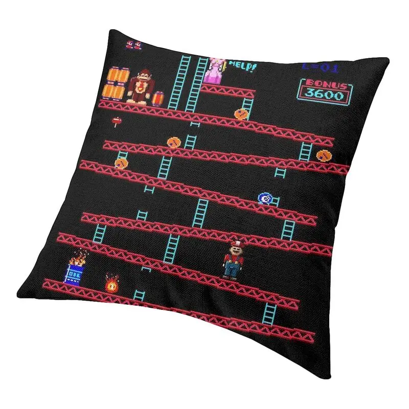 Чехол Donkey Kong для диванной подушки гостиной аркадных игр искусственный