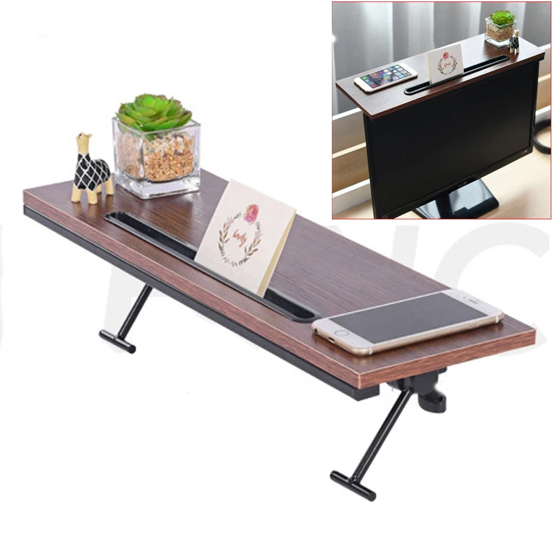 Компьютерный монитор деревянная полка для хранения стояк настольная подставка