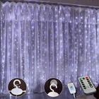 СВЕТОДИОДНАЯ Гирлянда-занавес с крючком, 3 м