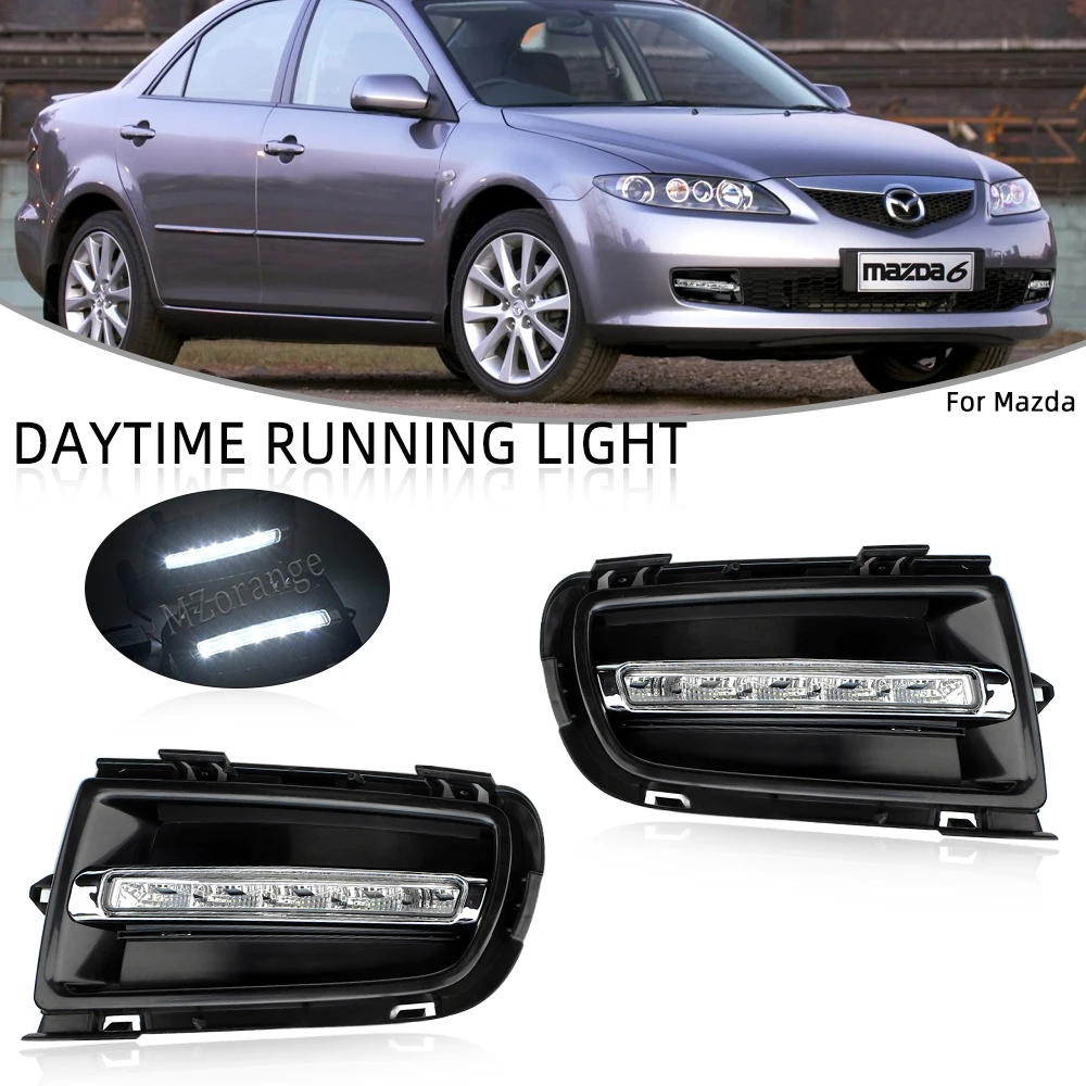 Светодиодный передние фары для Mazda 6 2006 2007 2008 2009 дневного света с проводкой