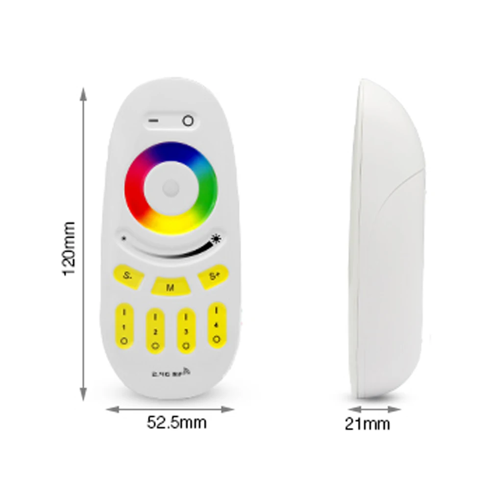 

Milight FUT096 2.4Ghz Wireless Remote Led Controller 4-Zone RGB/RGBW Dimmable Controller For Mi.light RGB RGBW Series