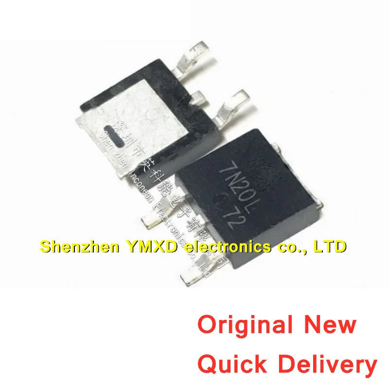 

10Pcs/Lot New UTC7N20L 7N20G Patch TO-252 MOS Field Effect Tube N Channel 200V 7A