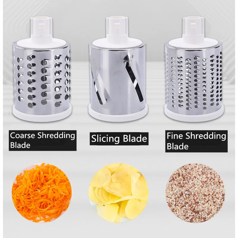 manual vegetable cutter slicer kitchen accessories multifunctional rotary grater cutter slicer potato cheese kitchen gadget free global shipping