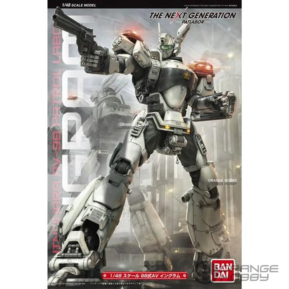 OHS Bandai patwork 1/48 AV 98 Ingram Movie Ver. Набор пластиковых моделей в сборе|Наборы для сборки