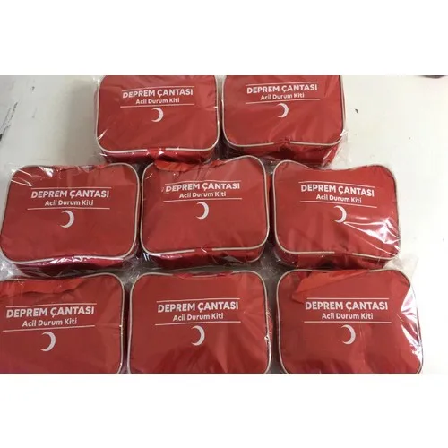 Трендовая сумка для оказания первой помощи в случае землетрясения красного