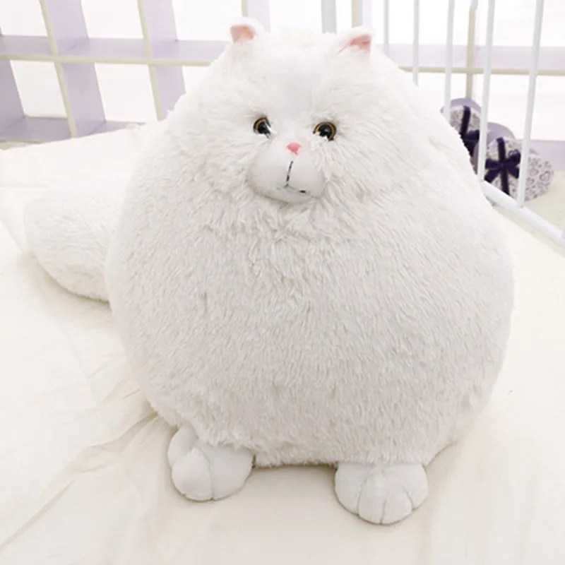 Детская подушка в виде персидской кошки с длинным хвостом 35 см | Игрушки и хобби