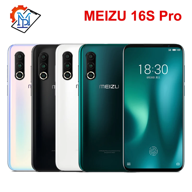 Оригинальный Meizu 16S Pro мобильный телефон 6 2 дюймов FHD + 6G/8G 128G/256G Snapdragon 855 Plus