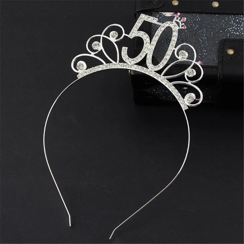 Обруч стразы для волос девочек и взрослых украшение на день рождения мальчишника