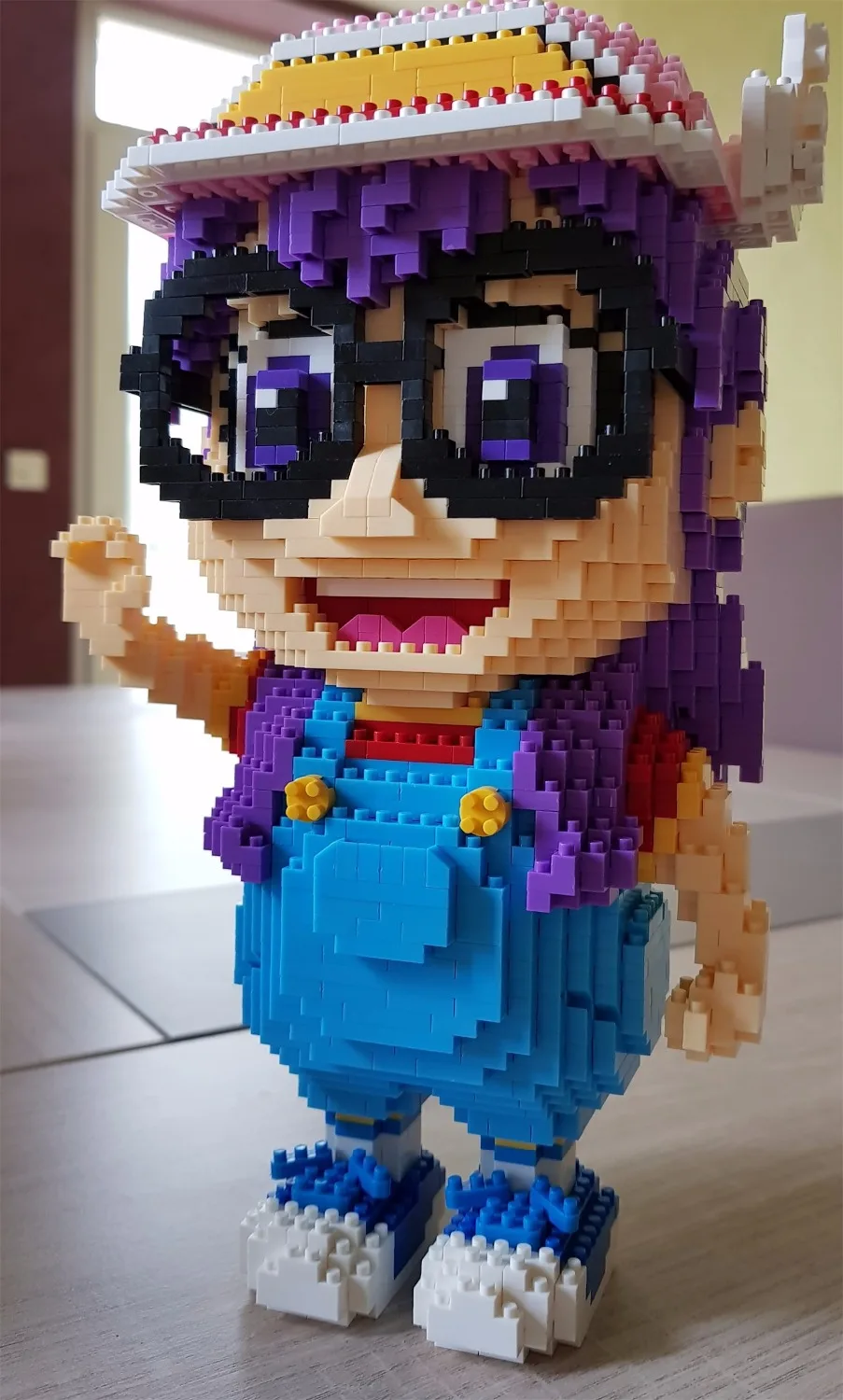 Balody аниме мини-кубики Милая модель Arale Мультяшные маленькие кирпичи строительная