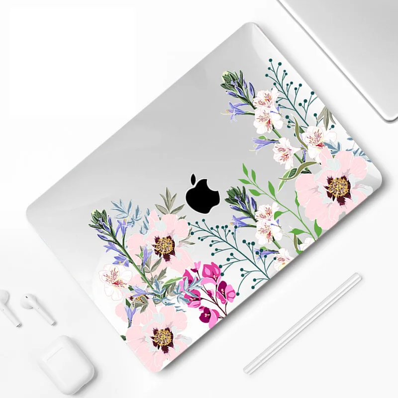 Чехол с принтом для macbook Pro 13 2020 A225 A2289 A2338 M1 Retina air 3 15 16 Touch bar 2019 A2159 A2179 A1932 Жесткий