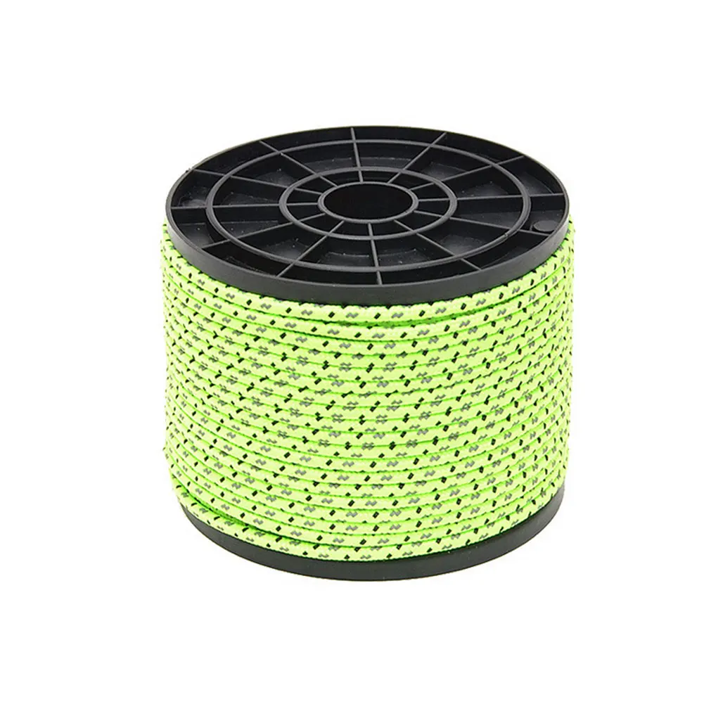 

Tent Reflective Rope Safety Rope Cords Luminous Reflective Tent String For Camping Tent 50 M/164Ft Reflective Safety Rope