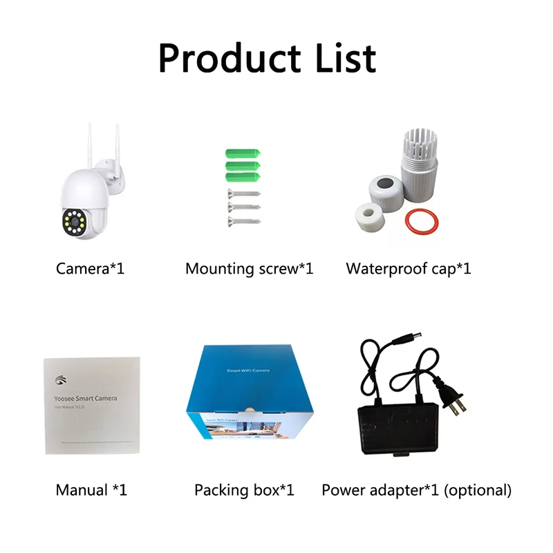 

Greatlizard 1080P PTZ Wifi IP Camera Outdoor Digital Zoom Wireless Cam Home Security Network Monitor Camera