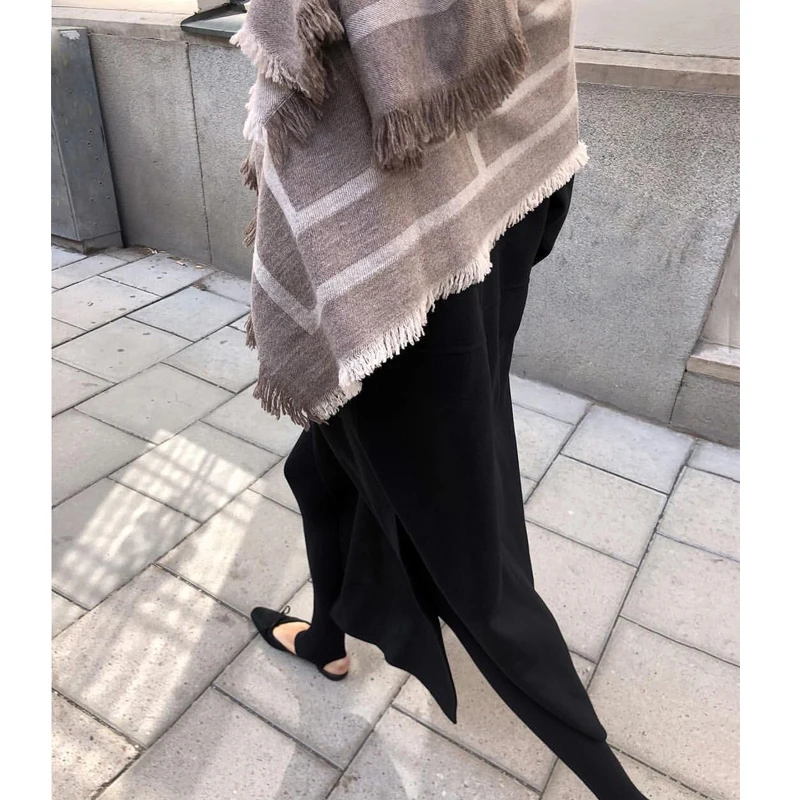 Высококачественный кашемировый шарф 150 см большие шарфы осень зима шерстяная