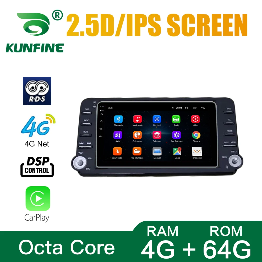 Автомобильный радиоприемник для Honda Accord 2018 Octa Core Android 10 0 автомобильный DVD GPS