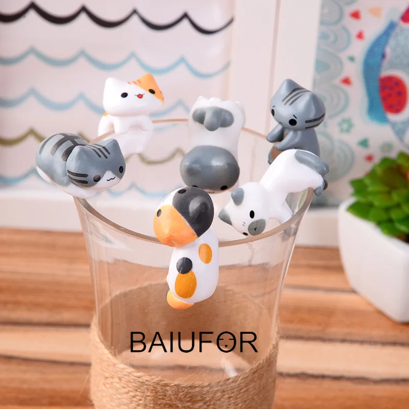 Миниатюрный счастливый кот BAIUFOR рождественский подарок для детей аксессуары