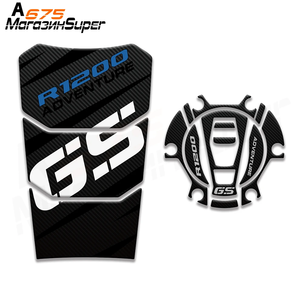 

Tank Cover Pad Protection 3D Carbon Motorcycle For BMW R1200GS LC Adventure R 1200 GS 2014 2015 2016 2017 2018