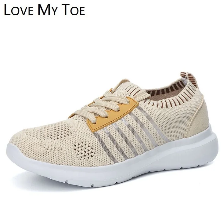 Новинка 2019 Весенняя Повседневная сетчатая дышащая женская обувь спортивная для