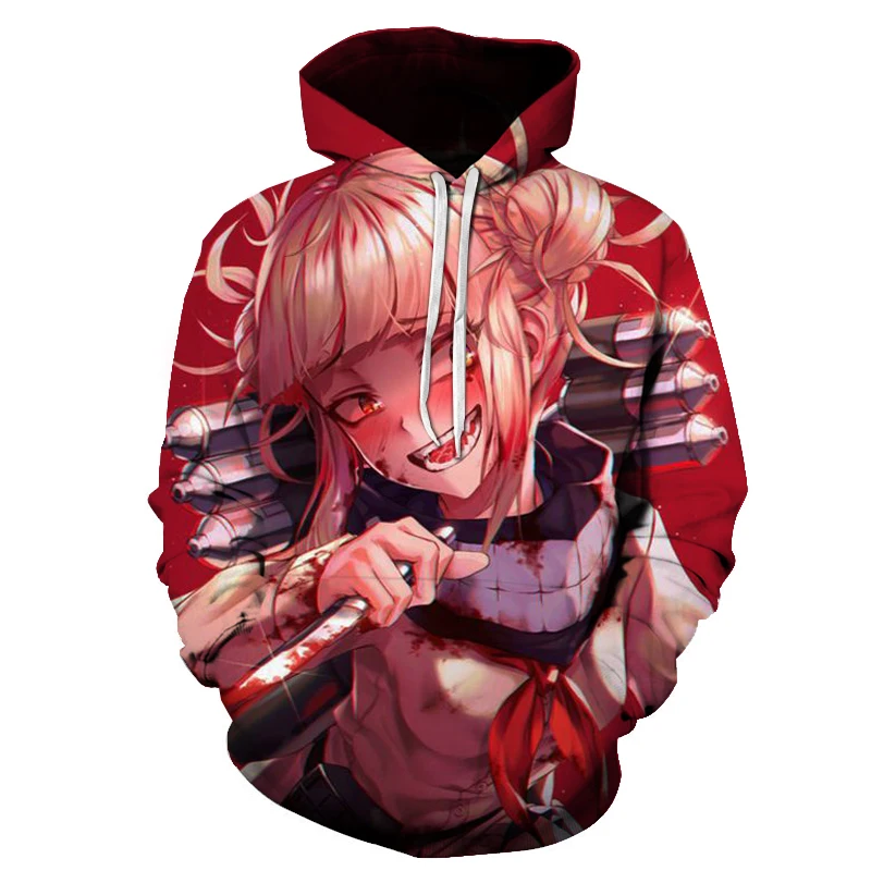 

Personalized Anime 3D Print Hoodie Men's Women's Sweatshirt Autumn Harajuku Fashion Long Sleeve Hoodie Funny Pullover
