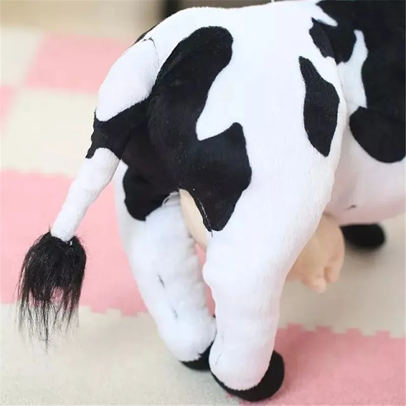 

70cm Software Milk Cow Plush Doll White Black Lively Cattle Cushion Pillow Plush toy for children Christmas gift stuffed animals