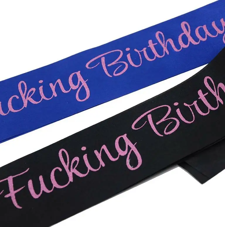 1 шт. горячая Распродажа С Днем Рождения Декор поставки его моя лента для дня