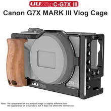 UURig C G7X III камера клетка для Canon Mark алюминиевый сплав Vlog с