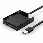 Ugreen кард-ридер USB 3,0 type C для SD Micro SD TF адаптер для ноутбуков Аксессуары OTG кардридер смарт-карта памяти SD кардридер