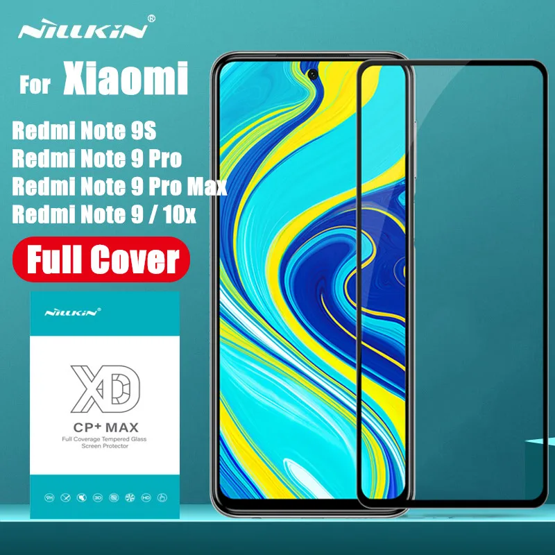 Защитное стекло NILLKIN XD CP + MAX для Xiaomi Redmi Note 9 9s Pro Max 10X 4G | Мобильные телефоны и