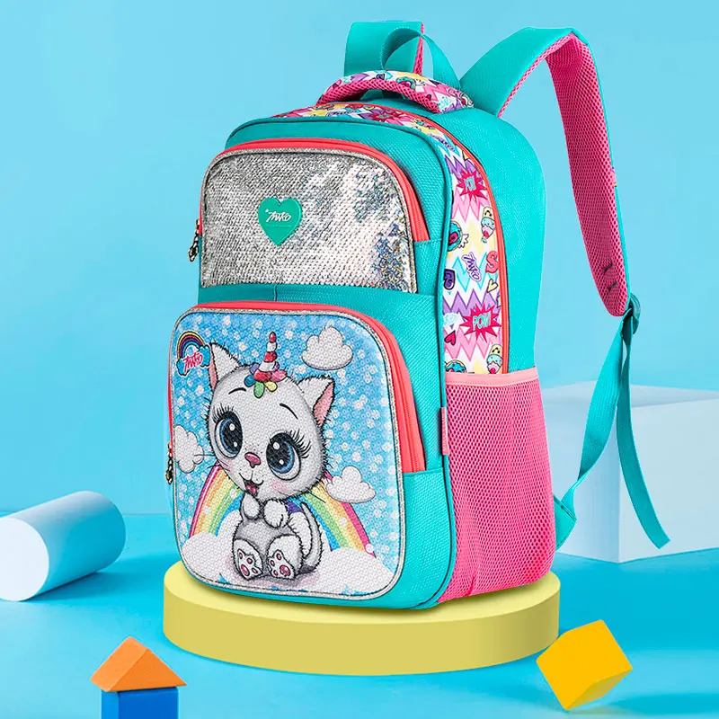

Unicorn Backpacks for Girls Glitter Sequins Cute School Bag Waterproof Lightweight Bookbag Kids Gift