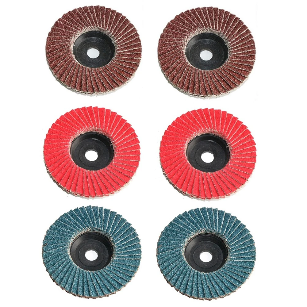 

3/6pcs 3inch 75mm Flap Discs Sanding Disc 80 Grit Abrasive Tool Wood Cutting Grinding Wheels Blades For Angle Grinder Polishing
