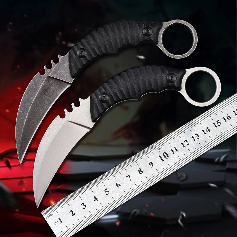 Стальные ножи-керамбит CS GO тактический нож для кемпинга походов самообороны