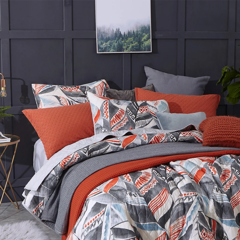 PHF Washed Cotton Quilted Bedspread 3 Pieces Turkish Luxury And Blanket Comforter Lightweight Quilt King Cover | Дом и сад