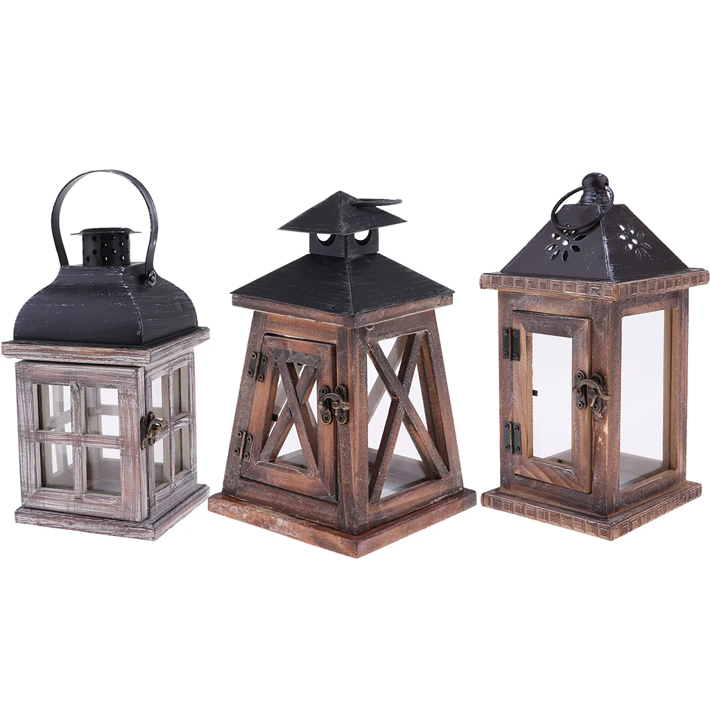 Vintage Wooden Candlestick For Hanging Lantern Indoor Or Outdoor | Дом и сад