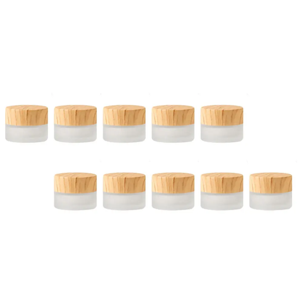 

10Pcs Facial Cream Boxes Eye Cream Storage Empty Bottles Cosmetic Canister White