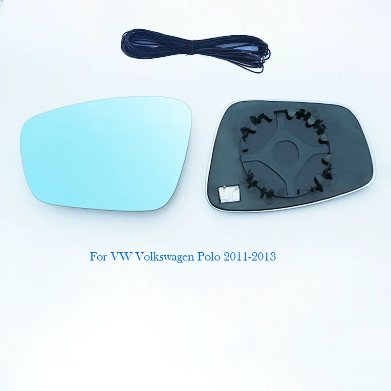 

Боковое зеркало заднего вида TVYVIKJ, синее стекло для VW Polo 2002-2020, пять поколений, широкоугольный обзор, антибликовое крыло дверного зеркала