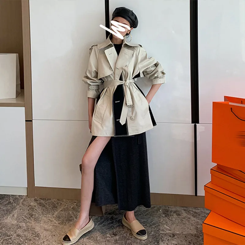 

2020 Spring Autumn new Korean fashion temperament big-name Jacket Women Windbreaker Outerwear b306