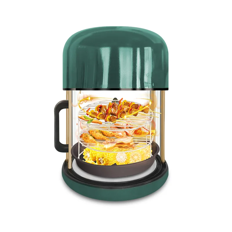 

8L air fryer integrated multifunctional electric oven large capacity intelligent touch screen full-automatic chicken oven