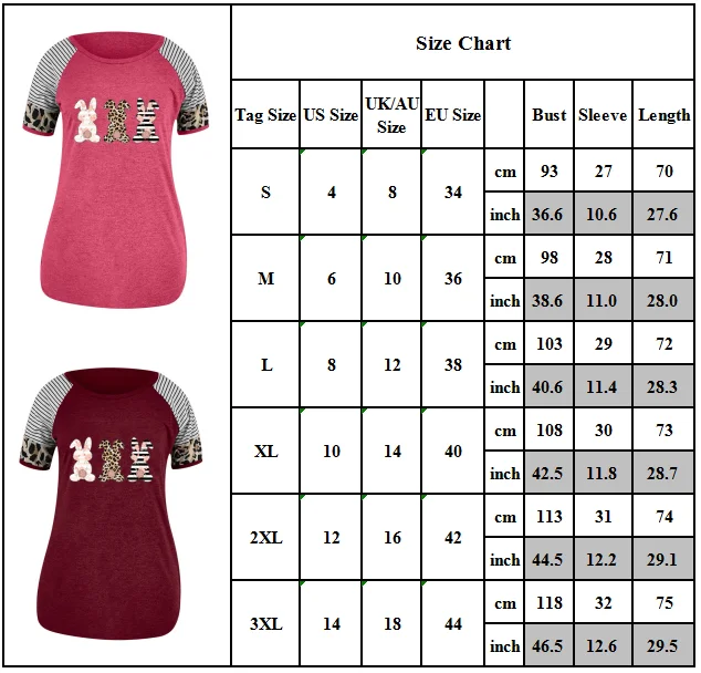 

Womens Summer Easter Print Long Sleeve T Shirt Ladies Causal Baggy Blouse Top