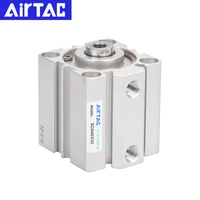 airtac original sda series pneumatic compact air cylinder 16 20 25 32 40 50 63mm bore to 5 10 15 20 25 30 35 40 45 50mm stroke