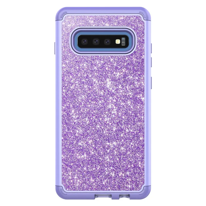 Samsung s9 s10 Plus note9 J3 J7 Блестящий передний и задний 360 Защитный чехол для телефона