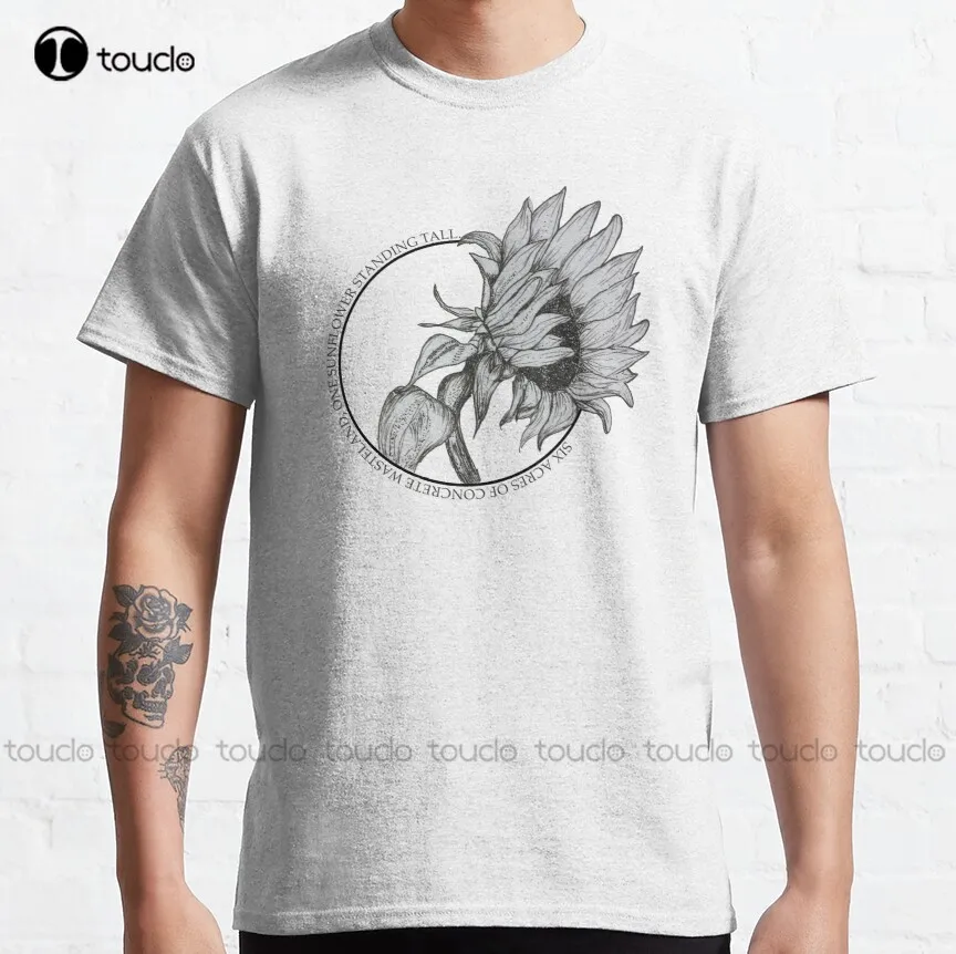 

Courteeners Sunflower V2 Classic T-Shirt Anime Tshirt Custom Aldult Teen Unisex Digital Printing Tee Shirt Fashion Funny New