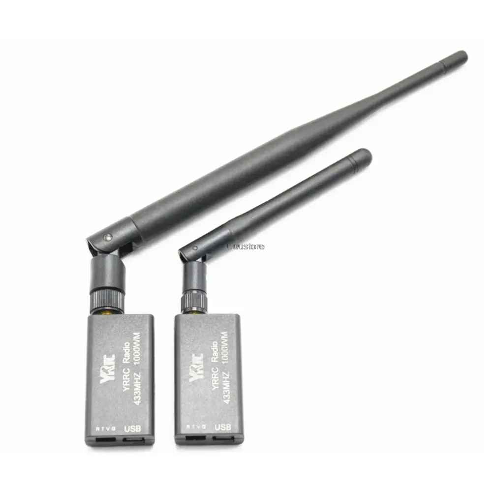Radio 3DR de 433mhz, 433, 1000MW, telemetr&iacute;a de datos TTL y puerto USB, distancia de 2KM-3KM para Dron RC APM2.6 APM2.8 Pixhawk 2.4.8 Pixhack FPV-0