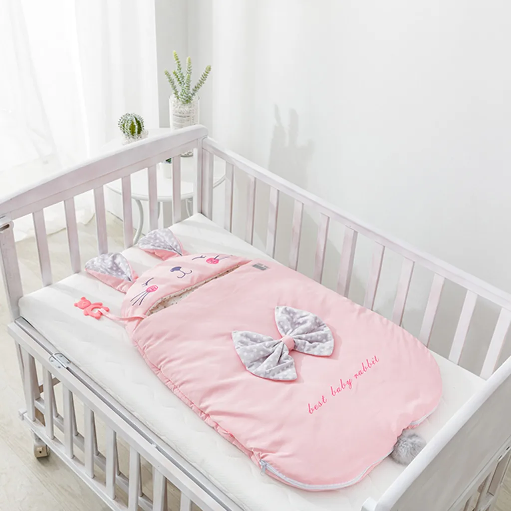 1 шт. детский спальный мешок конверт зимняя для новорожденных девочек мальчиков