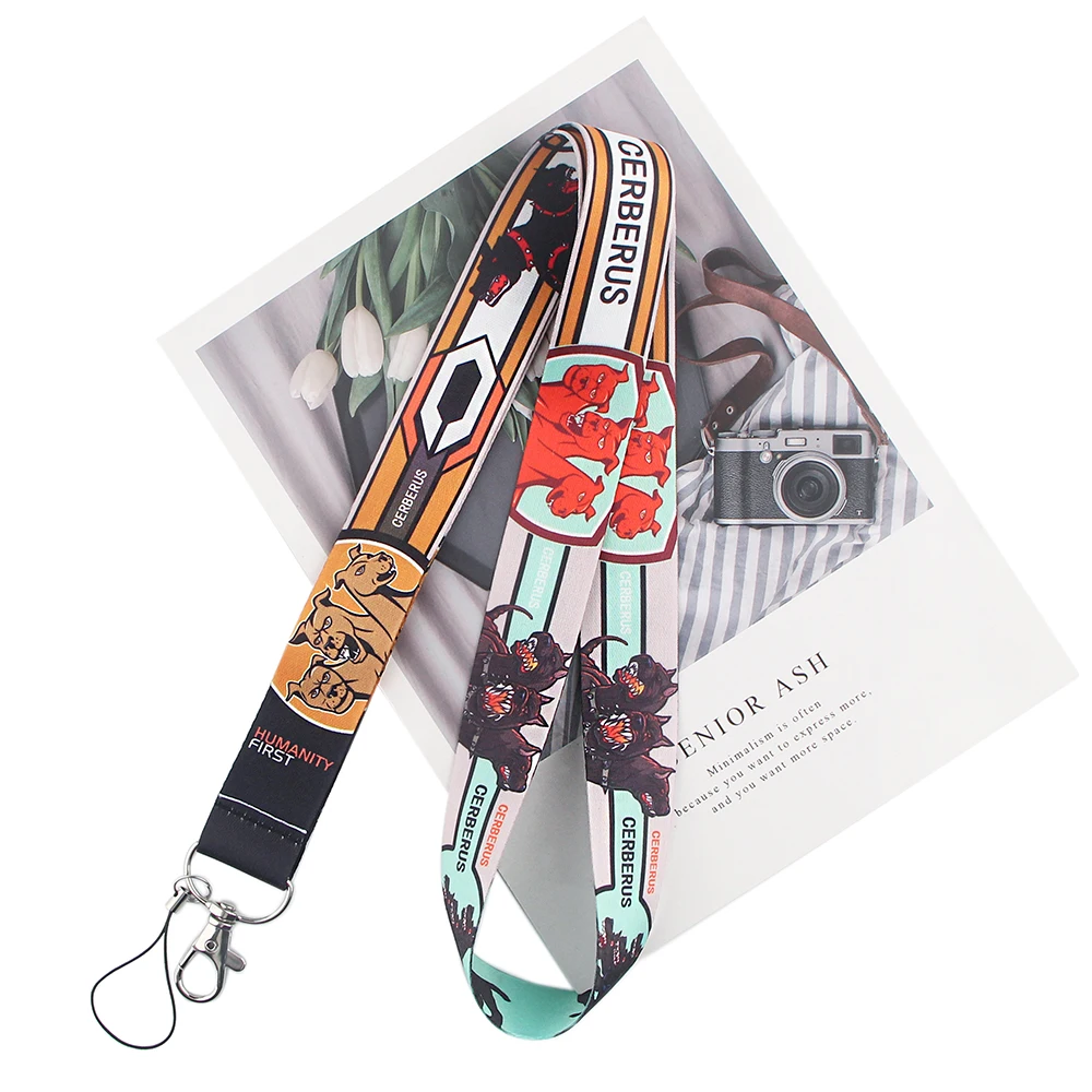 

DL1003 Cerberus Lanyard for Key Neck Strap For Card Badge Gym Lanyard Key Necklace DIY Hang Rope Necklace