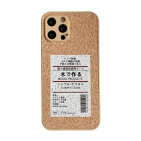 cork natural wooden style phone case for iphone 12 pro max mini 11 8 7 6 plus xs max xr x se soft silicone covers phone cases