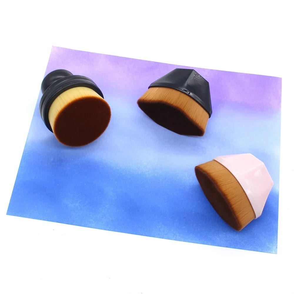 

2pcs Blending Tools Brush Drawing Painting Brush Makeup Brushes Make up Painting Brushes for Scrapbooking Card handmade